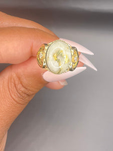 Limited edition, Gold quartz women’s ring